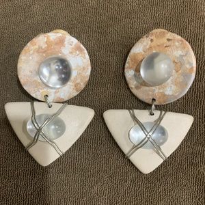 Vintage clip on earrings